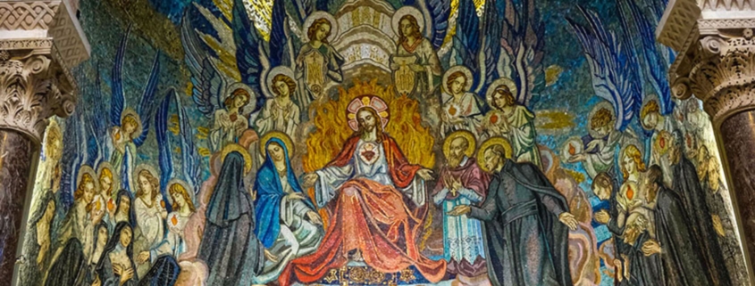 Sagrado Corazón de Jesús mosaico Curia General sj