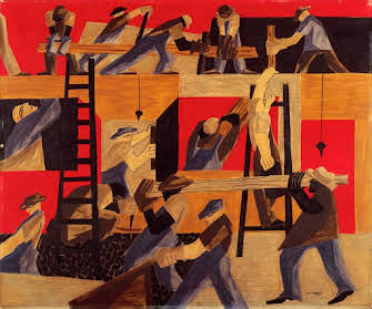 The Builders Jacob Lawrence